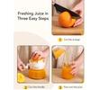 Hand Crank Citrus Juicer 500ml Multifunctional Manual Juicer Lemon Lime Squeezer with Scale for Orange Grapefruit