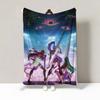 Cute Kpop Demon Hunter Blanket,kpop Fun Gift,cozy K-pop Demon Hunters Huntrix Blanket,anime Inspired, Huntrix Inspired Blanket