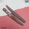 Pro Manicure Nail Files Dual Sided Nail Care Tools Buffing Sanding Halfmoon Shapes Nails Washable 100/150/180/240 Grit