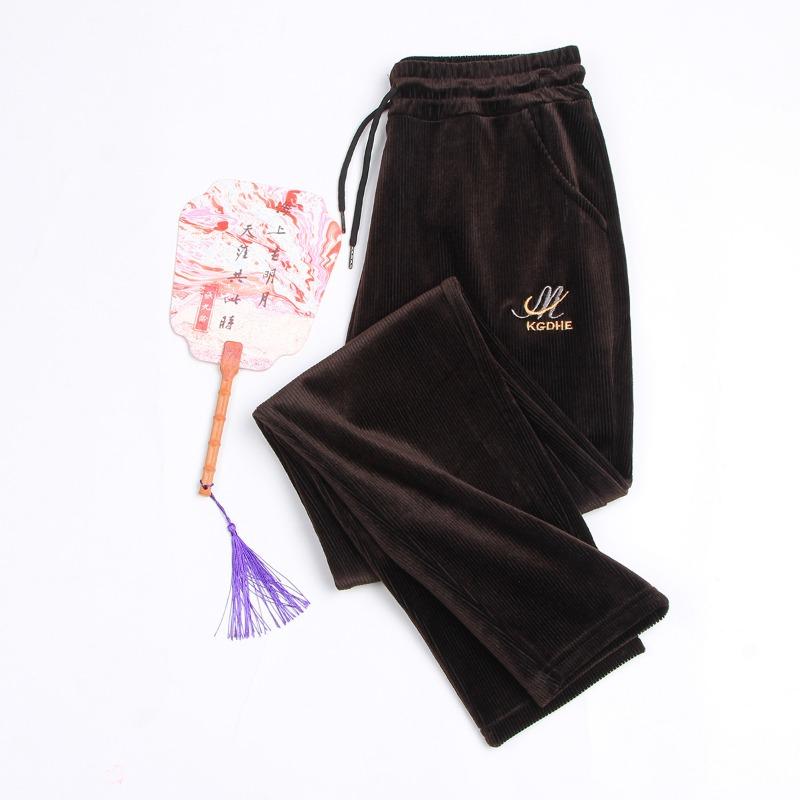 Medium and old pants women's loose Harlan pants women's radish pants thin mother pants women's new straight casual pants