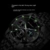 2024 Men Watches Stainless Steel Quartz Watches Top Brand Luxury Blue Wristwatch Waterproof Luminous Fashion Sport Clock