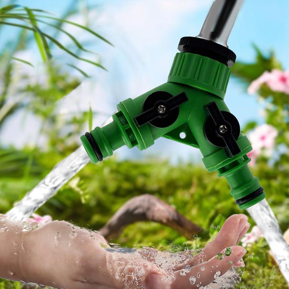 1 Stück Wasserhahn-Umlenker 8*3cm Tropfender Wasserhahn-Adapter Typ Y Abzweigung Eins zu Zwei Außengewinde Wasserhahn Wasserumleitung Verbindungsstücke