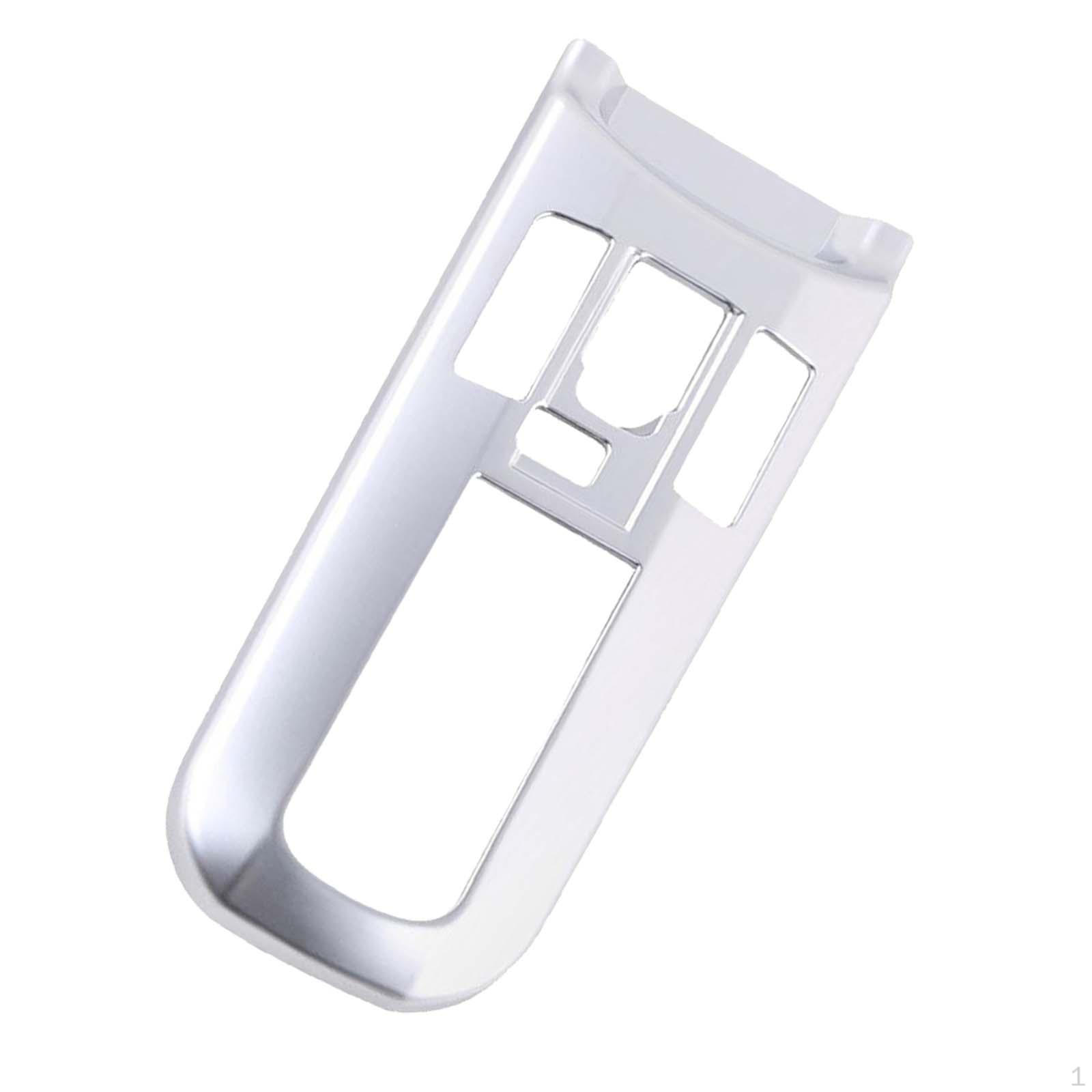 

Car Gear Panel Cover Decoration Scratch Resistant Assembly Center Console Sticker Repair Parts Mute silver