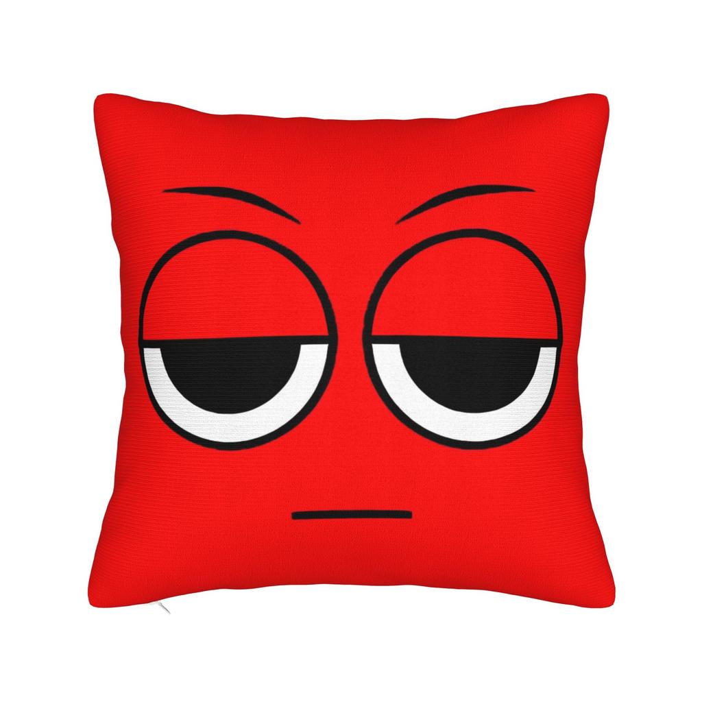 Sprunki Grey Oren Funbot Square Pillow Covers Polyester Home Beats Game Cushion Case Cool Home Decoration Pillowcase
