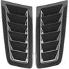 Bonnet Vent, 2Pcs Universal Bonnet Air Vents Engine Hood Car Exterior Parts for Focus RS MK2 (Carbon Fiber Pattern)