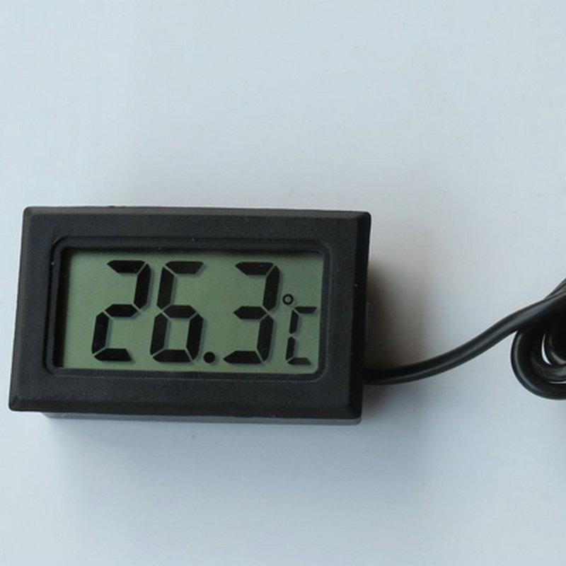 Car Digital Thermometer Mini LCD Temperature Indoor Outdoor Aquarium Temperature Tester Monitor Embedded Temperature Sensor