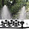 10-20M Garden Misting Fog Nozzle Spray Head w/ 4/7mm Tee Connector for Patio Lawn Automatic Plant Watering System