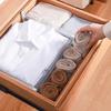 Adjustable Drawer Divider Clear Drawer Organizer Expandable Drawer Separator for Clothes Baby Utensils Cutlery Bedroom Kitchen Drawer Organization