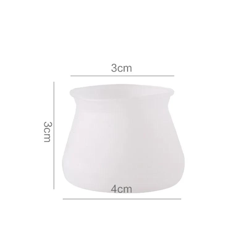 10 Stück Silikon Stuhlbeinkappen Runde Abdeckung Möbel Tischbein Schutz Geräuschreduzierung Rutschfest Bodenschutz Stuhlfußpolster