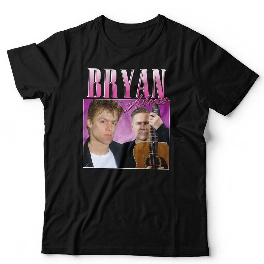 

Bryan Adams Tshirt Appreciation Unisex and Kids Throwback Homage Stag Hen Do 69 2XL