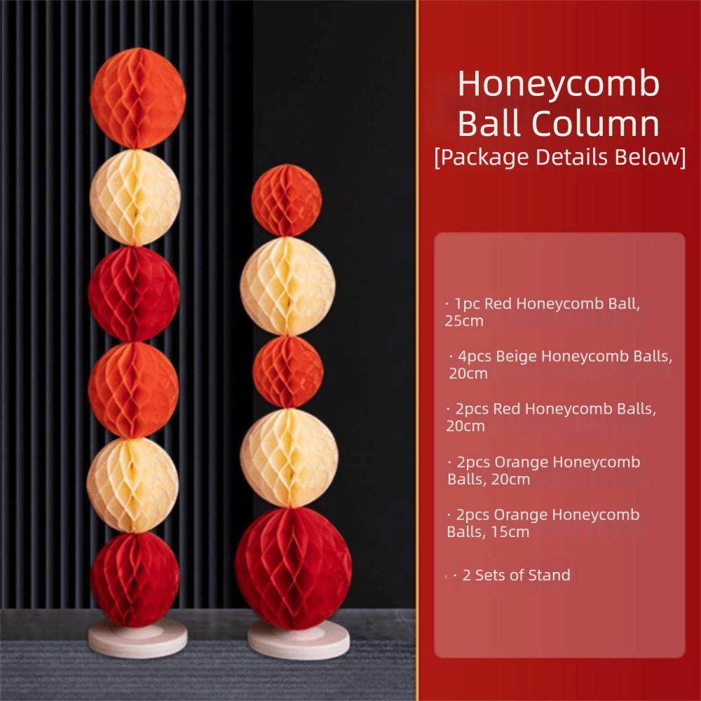 Tissue Paper Tissue Paper Lantern Honeycomb Design DIY Decoration  Party Supplies