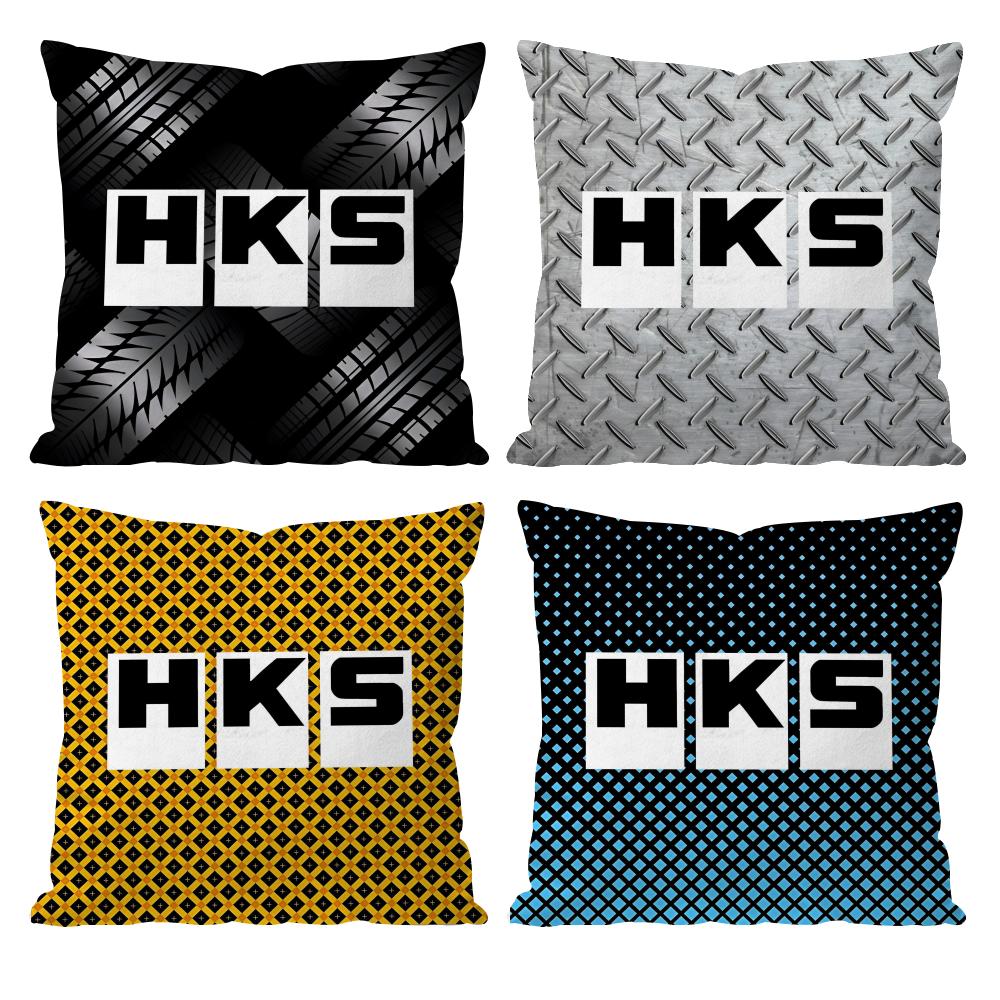 Fashion H-HKS-S Logo Cushion Cover Pattern Printed Pillowcase for Living Room Sofa Cushion Cover & Bedroom Decor