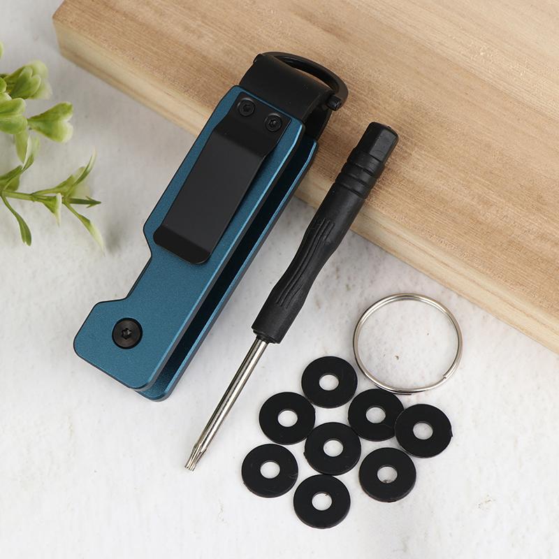 

Minimalist Metal Key Organizer Fashion Key Storage Holder Securely Holds 1-5 Keys Multifunctional Portable Key Cover A4