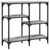 VidaXL Console Table Sonoma Grey 80x29x75 Cm Engineered Wood 834078