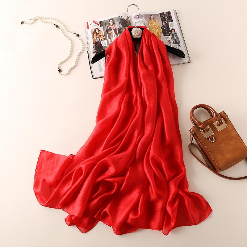 Linen Silk Women Candy Color Scarf For Spring Air Conditioning Towel Muslim Hijab  Fashion Lady Shawl Bufandas Muslim Hijab