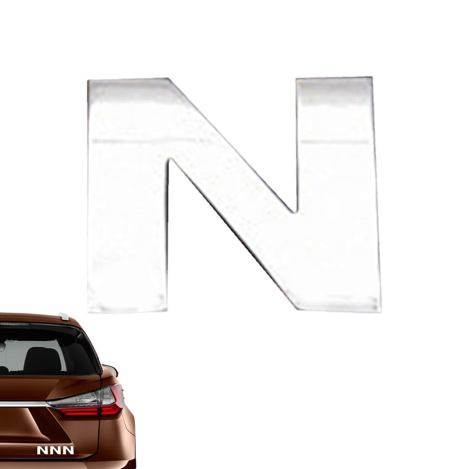 

Car Emblem and Badge Letters Car Emblem Letter Sticker,Dustproof Car Bumper Sticker | Car Please refer to the description