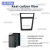 Real Soft Carbon Fiber Sticker for Skoda Octavia MK3 5E 2015 2016 2017 2018 2019 2020 Car Manual Gear Shift Panel Interior Trim