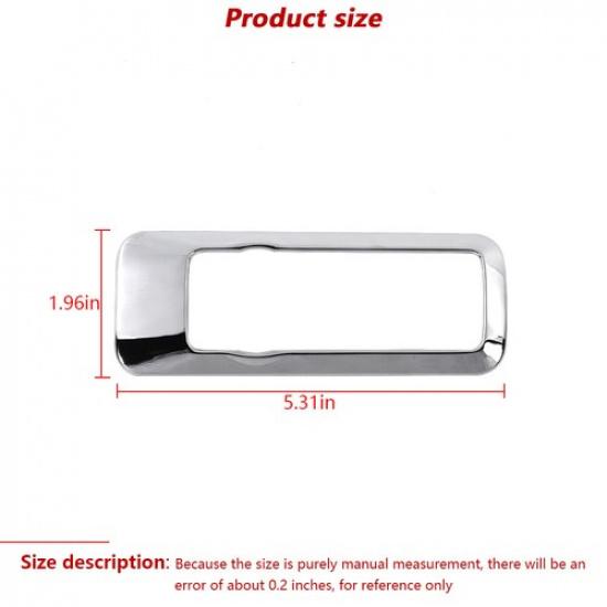 Head Light Switch Cover Trim Interior Accessories for Ford Bronco + Chrome