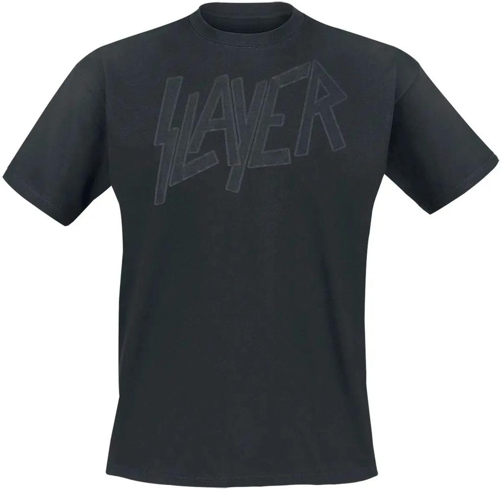 Slayer "Reign in Blood" Thrash Metal Album Cover Tracklist Graphic Unisex Heavyweight Cotton Oversized Streetwear T-Shirt