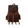 Genuine Leather Backpack Laptop Hiking Shoulder Rucksack Bag For Men & Women