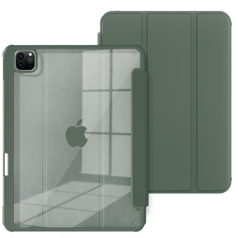 For Apple Ipad Pro 11 Inch M4 Magnetic Flip Cover With Faux Leather For Sleep Mode And Shock Absorption