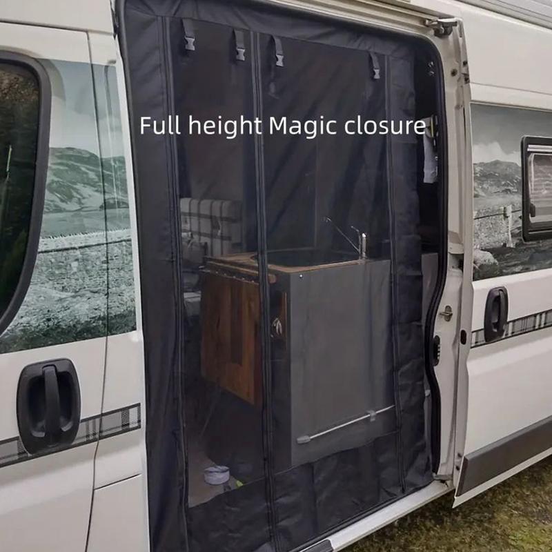 Screen for RV Door Fly Screen Breathable RV Door Mesh Net Curtains Fly Sun Protectors for Travel Vehicle Camping Outside Adults