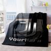 Juventus Personalized Name Blanket Multi-purpose Personalized Blanket Soft Warm Cozy Versatile for Office Chair Home Decor Bed Bedding