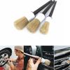 5/3PCS Car Exterior Interior Detail Brush Boar Hair Bristle Brushes for Car Cleaning Auto Detail Tools Dashboard Cleaning Brush