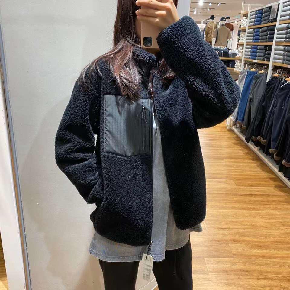 Winter Winddichte Lammwolle Fleece Sherpa Jacke für Herren & Damen