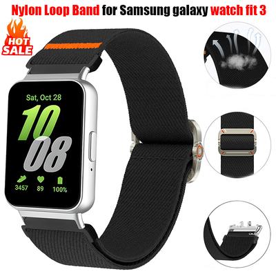 Elastisches Nylonband für Samsung galaxy watch fit 3 Smartwatch Sportarmband für Galaxy watch fit3 Ersatzarmband Zubehör