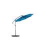 Parasol Extérieur Rectangulaire Double Face De 4,5 M Avec Manivelle (bleu) (sans Pied).