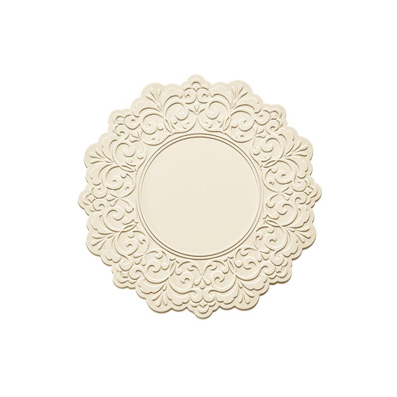 Nordic Silicone Embossed Lace Heat-Resistant Mat - Placemat, Teacup, Bowl, Pot, and Dinner Plate Accessory