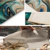 Blue/Yellow/Green White Small Plaid Placemats Linen Table Mat Fresh Style Modern Decor Kitchen Dining Room Grid Cup Pads Coaster