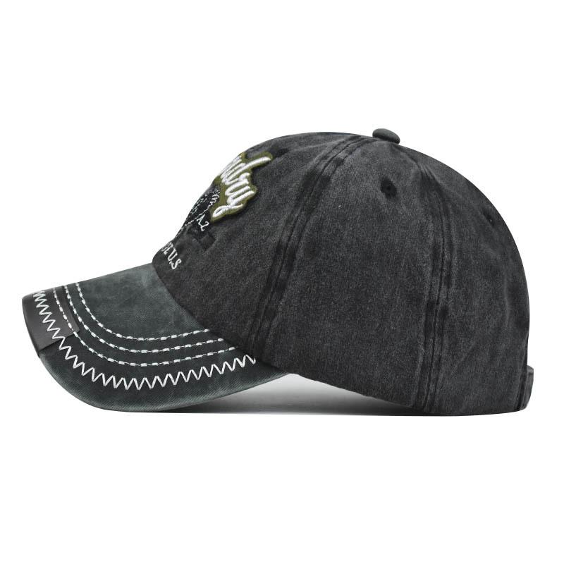 New Eagle Embroidered Hat Alphabet Baseball Cap Versatile Trendy Men's Ladies Pure Cotton Hat
