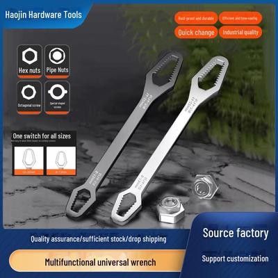 Clé Universelle Auto-Serrante à Double Tête Prune 8-22mm – Outil Ménager Multifonctionnel