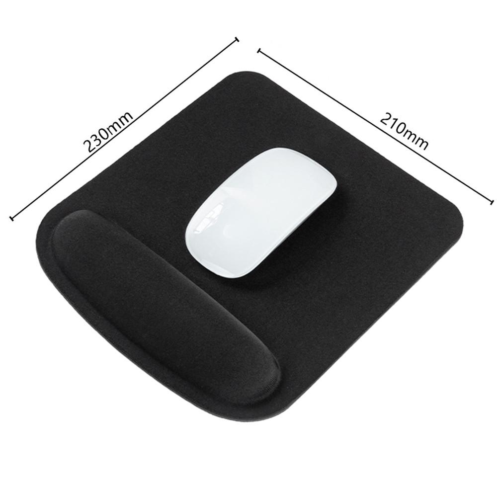 

HdoorLink Computer Game Mouse Pad Environmental Eva Ergonomic Mousepad Wrist Pad Solid Color Comfortable Mouse Mats For Office Accessories black