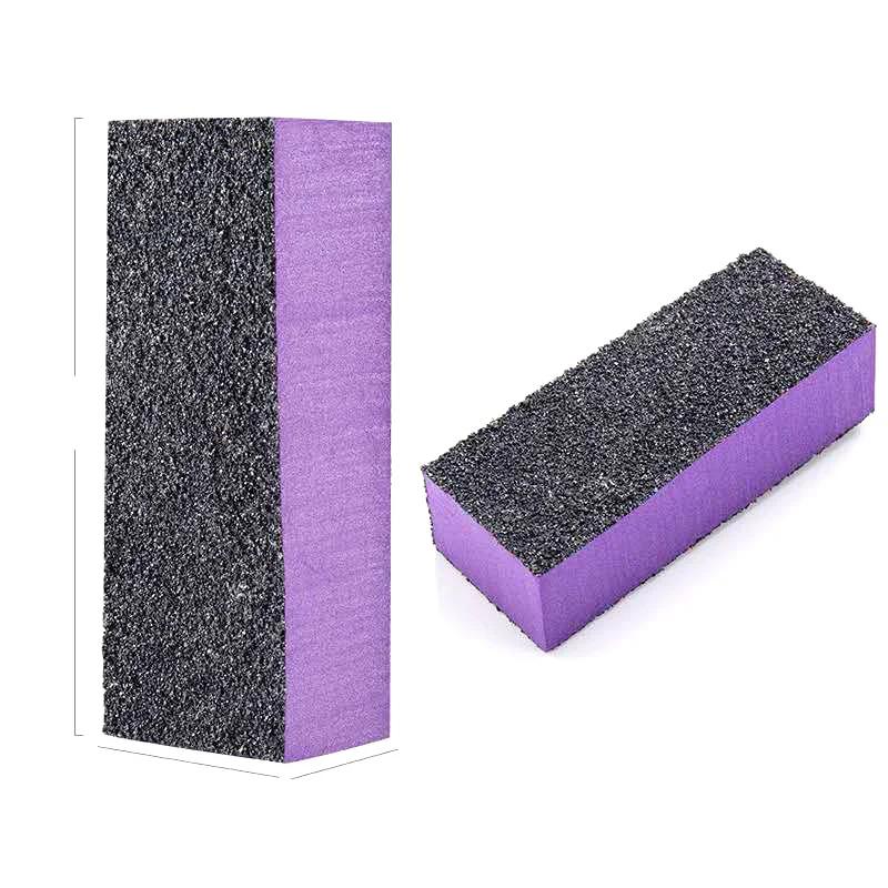 10/20/50 ks 3stranný houbičkový pilník na nehty brusný blok leštička lešticí pilník 100/180 zrnitost pilníky na nehty nail art pedikúra manikúra nástroj