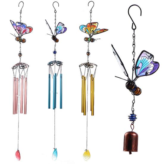 

Colorful Butterfly Pendant Wind Chimes Indoor Outdoor Porch Balcony Garden