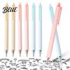 Journaling Stationery Accessories Straw Printed Ballpoint Pen Smooth Writing Cream Colored Creative Stationery 0.5mm Gift for Besties Fine Point Ink