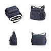 Oxfords Toted Bag for Men Shoulder Crossbody Handbag with Multi Pockets Zipper for Work Office Travel and Daily Use