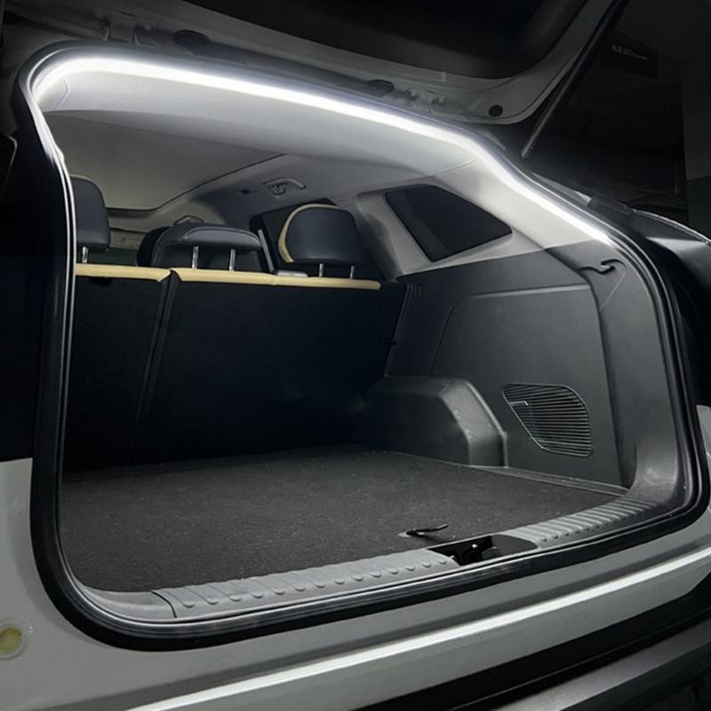 Waterproof LED Light Strips for Vehicle Trunk Flexible Design Easy Plug in Install Universal Fit Enhances Driving Safety