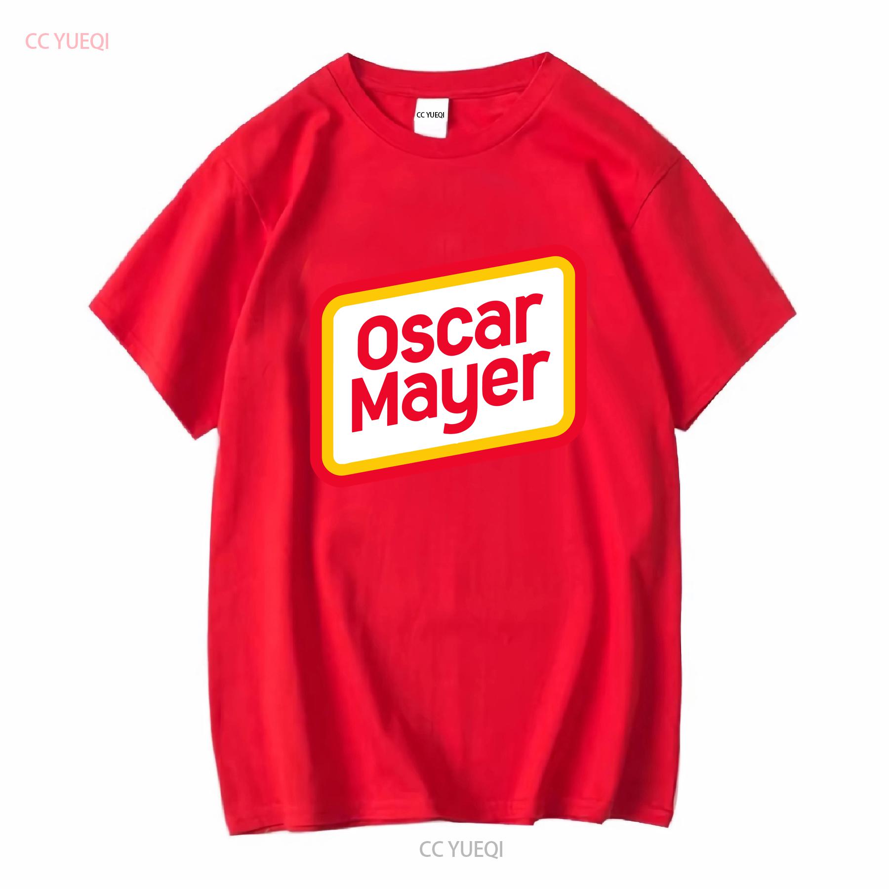 Oscar Mayer Hot Dog T Shirt vintage Washed streetwear homme fashion Versatile Casual Slightly graphic designer clothes S