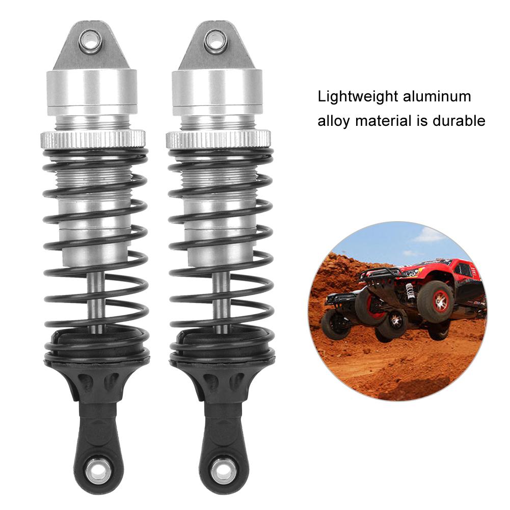 Aluminium Alloy Strengthen Rear Shock Absorber Accessory Fit for ECX 2WD 1 10 RC Hobby CarSilver ECX1096S