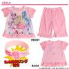 Pyjama-Set Bandai Kimi to Idol Gibt dir leuchtende Pyjamas Ein Muster Mädchen 572 Rosa [Airin] PreCure Mut! (100cm/110cm/120cm/130cm) (Rosa/Lavendel)