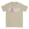 Fight Breast Cancer Shirt Disease Pink Ribbon T-Shirt  Harajuku T-Shirts Short-Sleeved Tops Summer Crewneck Plus Size Clothing