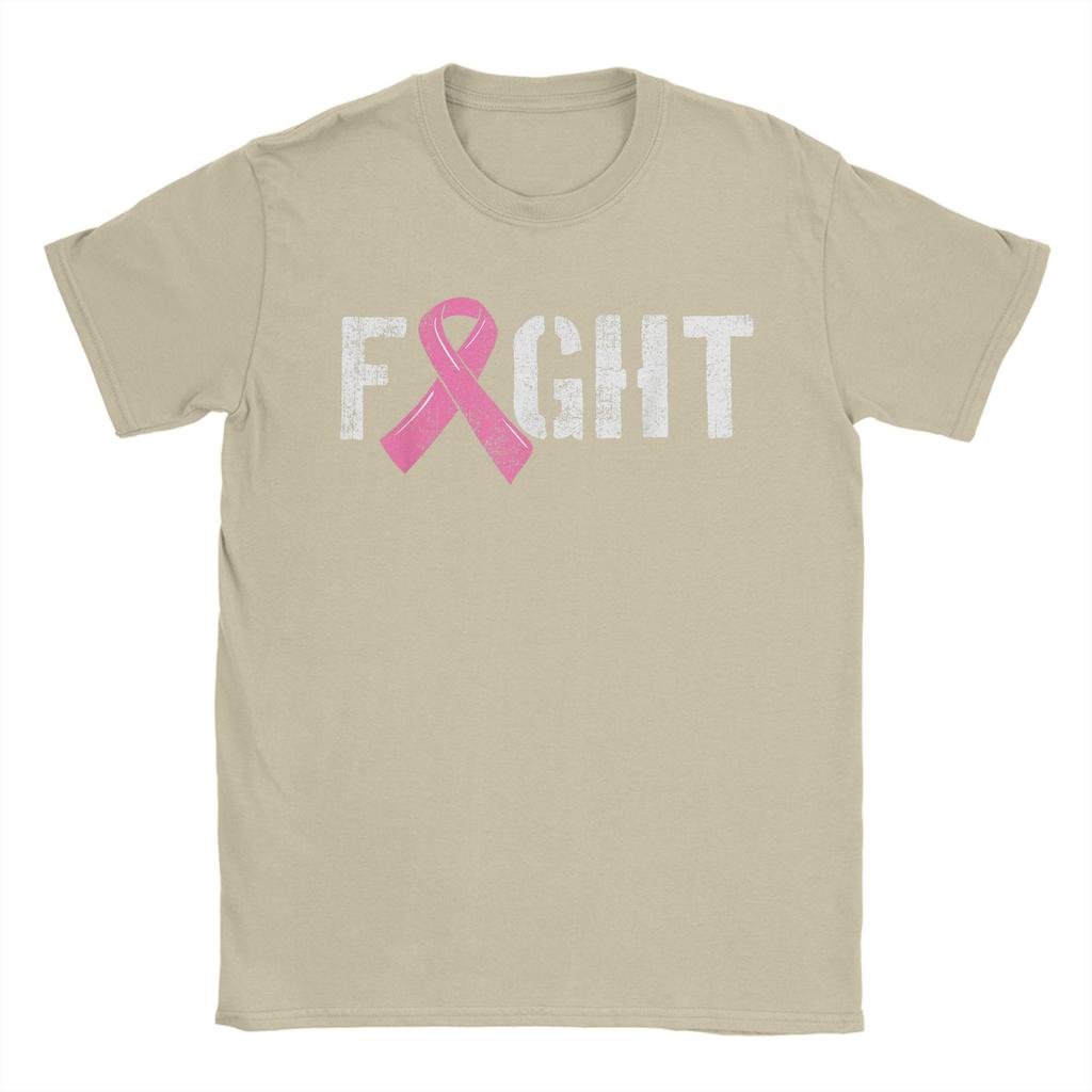 Fight Breast Cancer Shirt Disease Pink Ribbon T-Shirt Harajuku T-Shirts Short-Sleeved Tops Summer Crewneck Plus Size Clothing