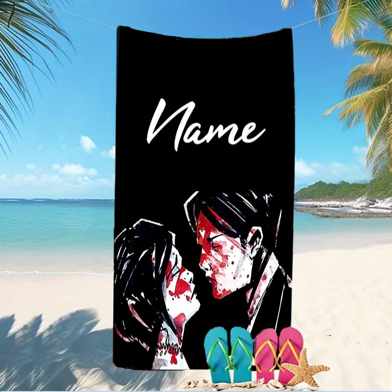 Customizable personalized beach towels My Chemical Romance themed designs.Suitable for the beach, yoga, sports;ideal as beach accessories