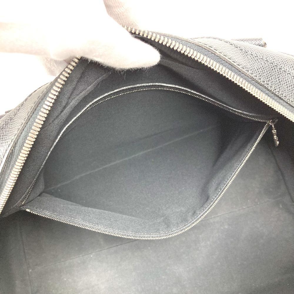 Louis Vuitton M31152 Taiga Stanislav travel bag Duffle Bag Leather Ardoise Black