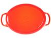 Le Creuset Cast Enamel Pot Signature Cocotte Oval 25 Cm Orange Gas IH Oven Compatible Japanese [Authorized Product]