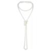 Elegant Pearl Necklace and Earring Set - Simple Versatile Fashion Jewelry for Women - Feel Light Style